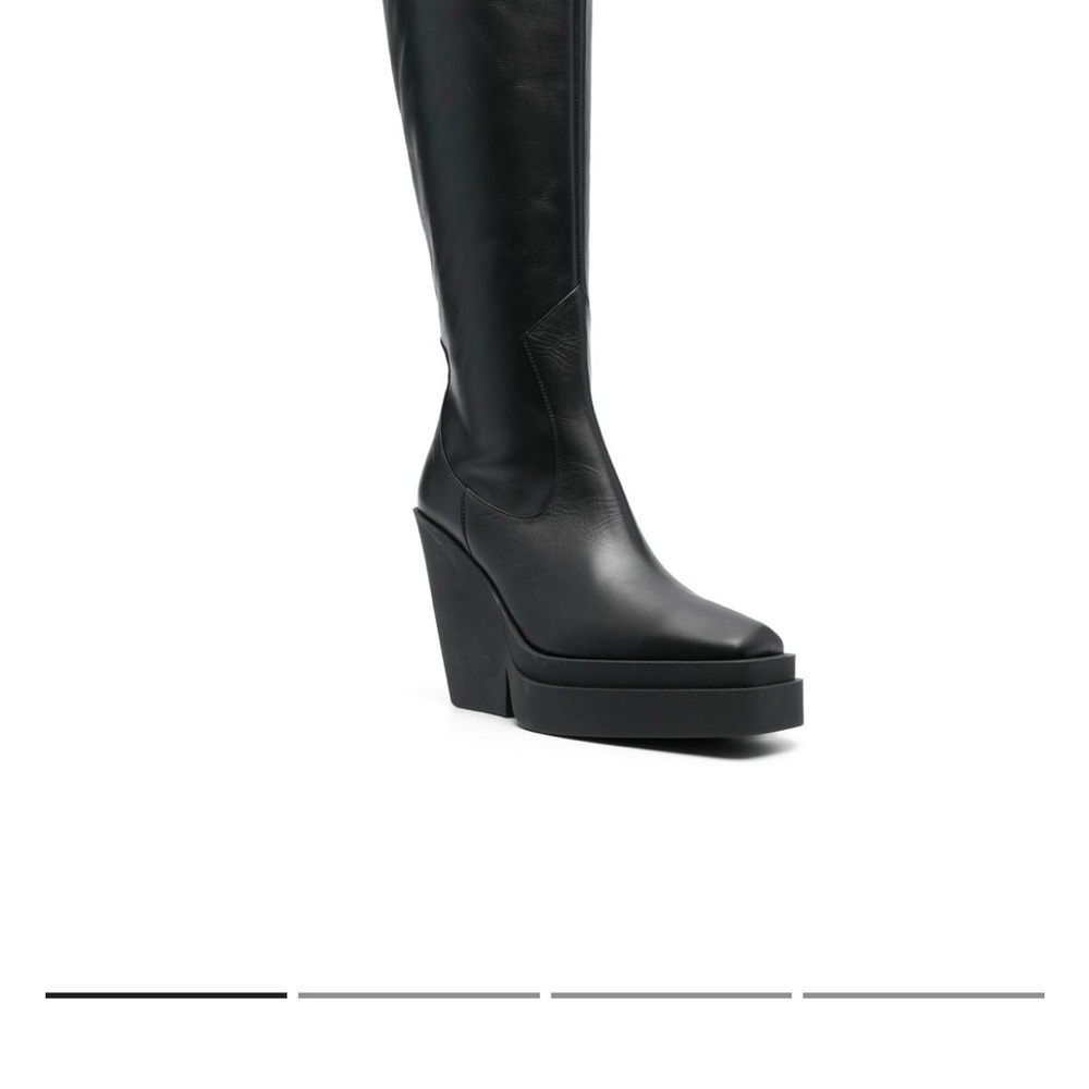 GIA BORGHINI Knee-High Leather Boots